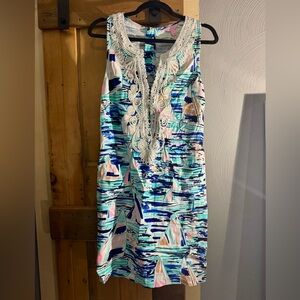 Lilly Pulitzer Carlotta Shift Dress – Pier Pressure – Size 8